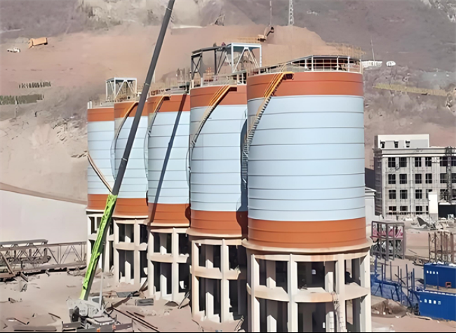 灞桥高架钢板仓