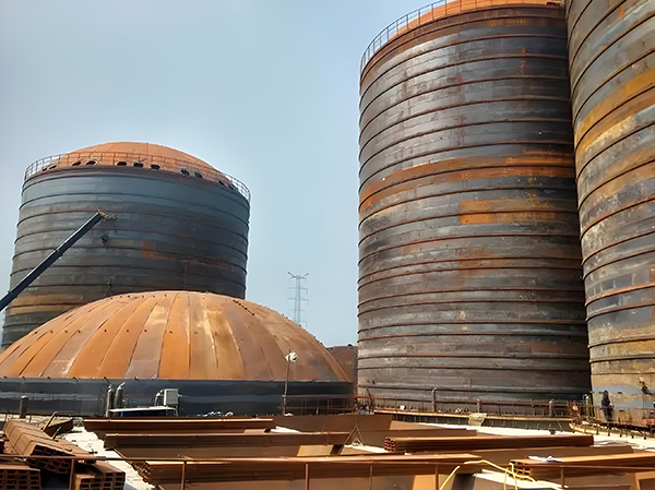 灞桥焦粉钢板仓